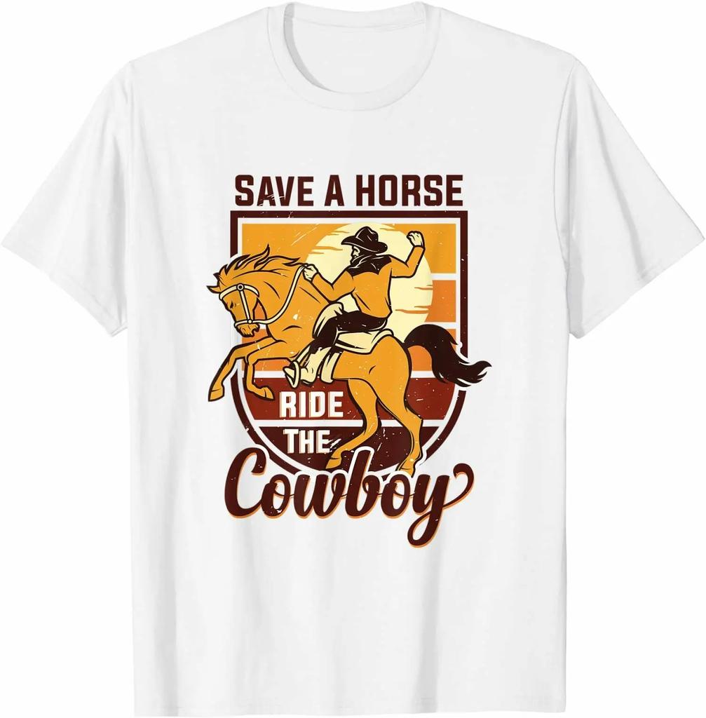Save a Horse Ride the Cowboy Graphic T-shirt