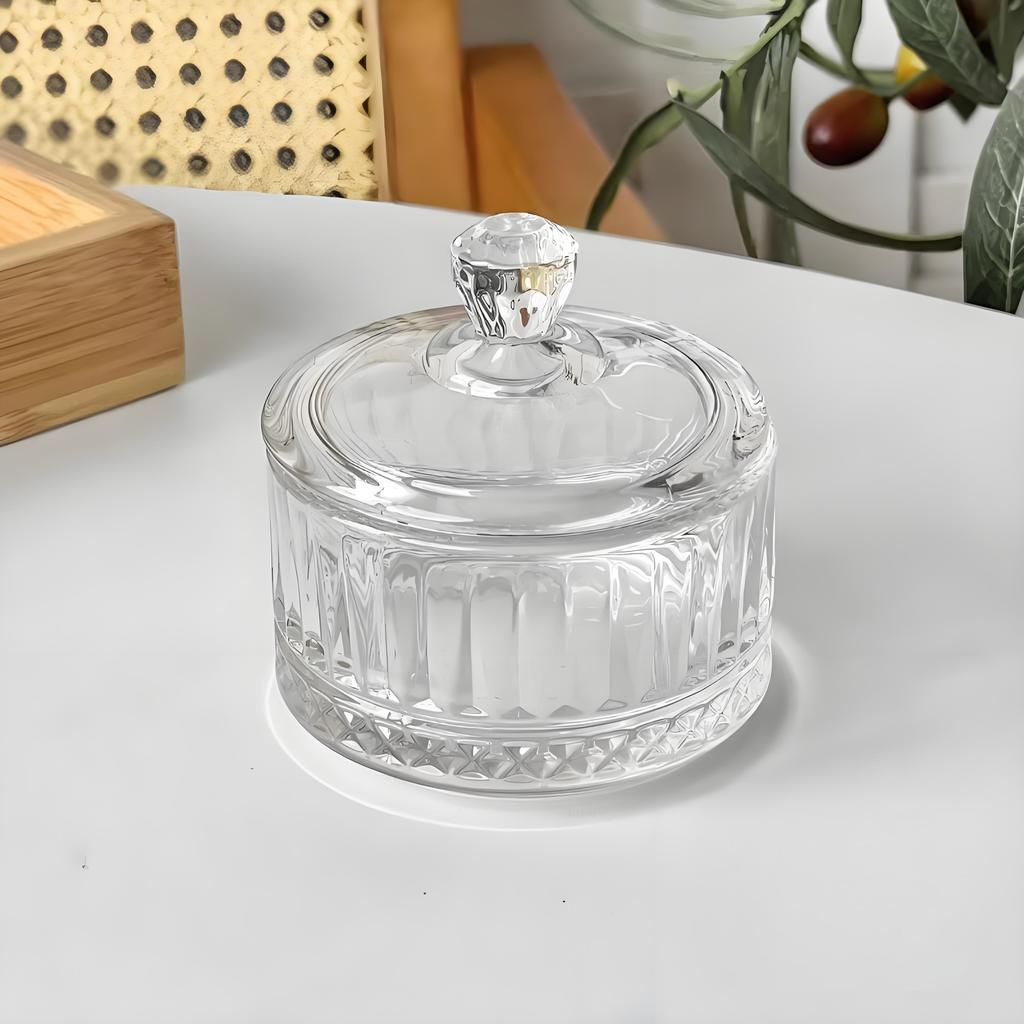 1Pieces Elegant Glass Ice Cream Dessert Cups With Lids - Perfect For Pudding, Yogurt, And Gelato Outdoor Tableware