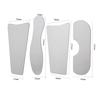 4PCS Dental Orthodontic Photographic Mirror Stainless Steel Nickel Autoclavebale