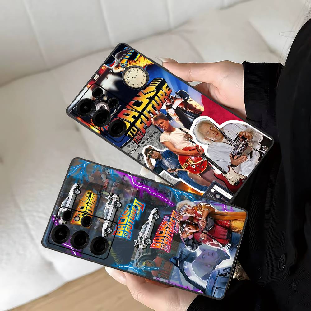 Movie B-Back To The F-Future Phone Case For Samsung S 24 Fe 25 Ultra Plus 20 Lite 21 30 22 23 24 22 Ultra 5G Fundas