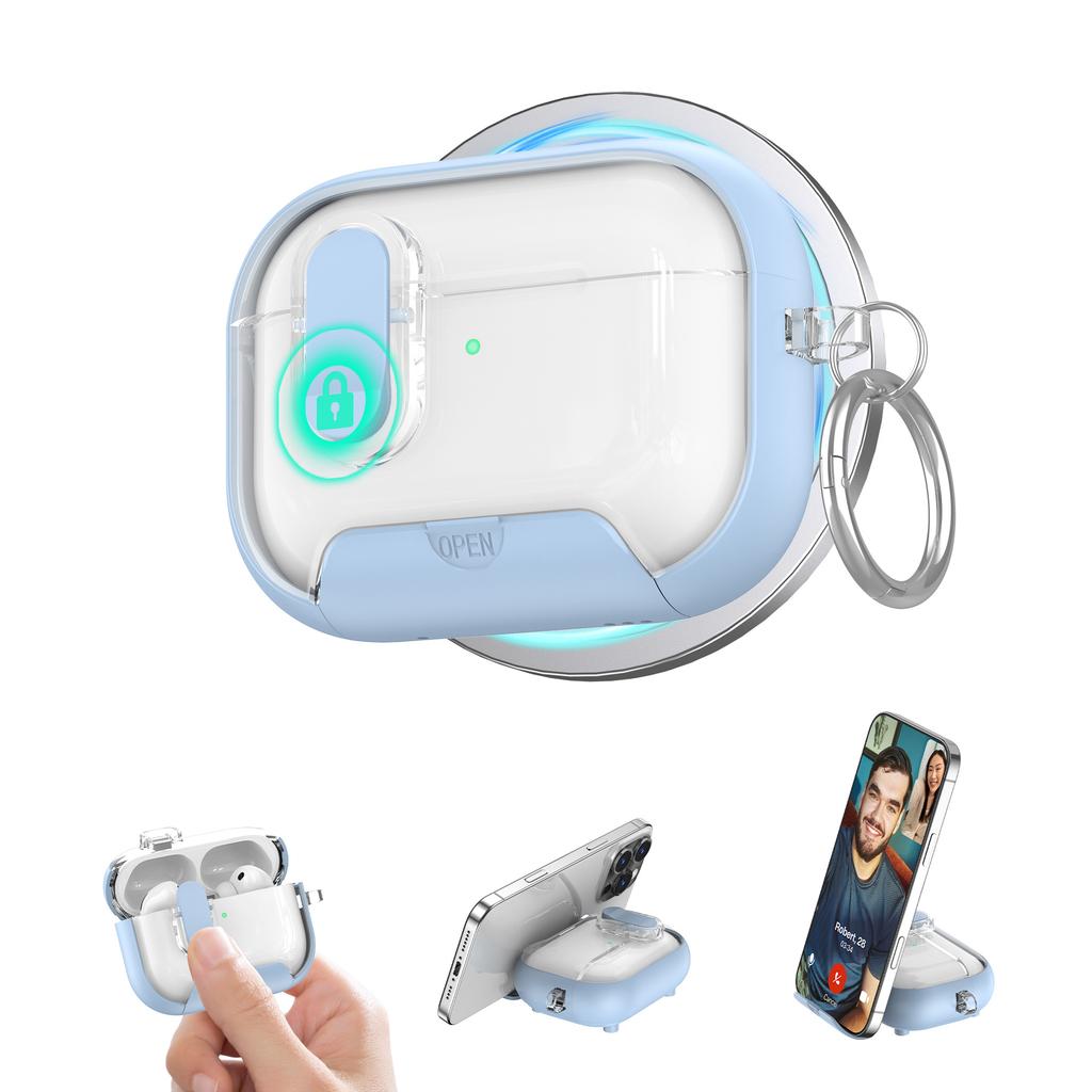 AirpodsPro1 Protective Case Is Suitable for Apple Bluetooth Headset Case, Elastic Cover Bracket 1st Generation Pro1 Generation Apple Protective Case.