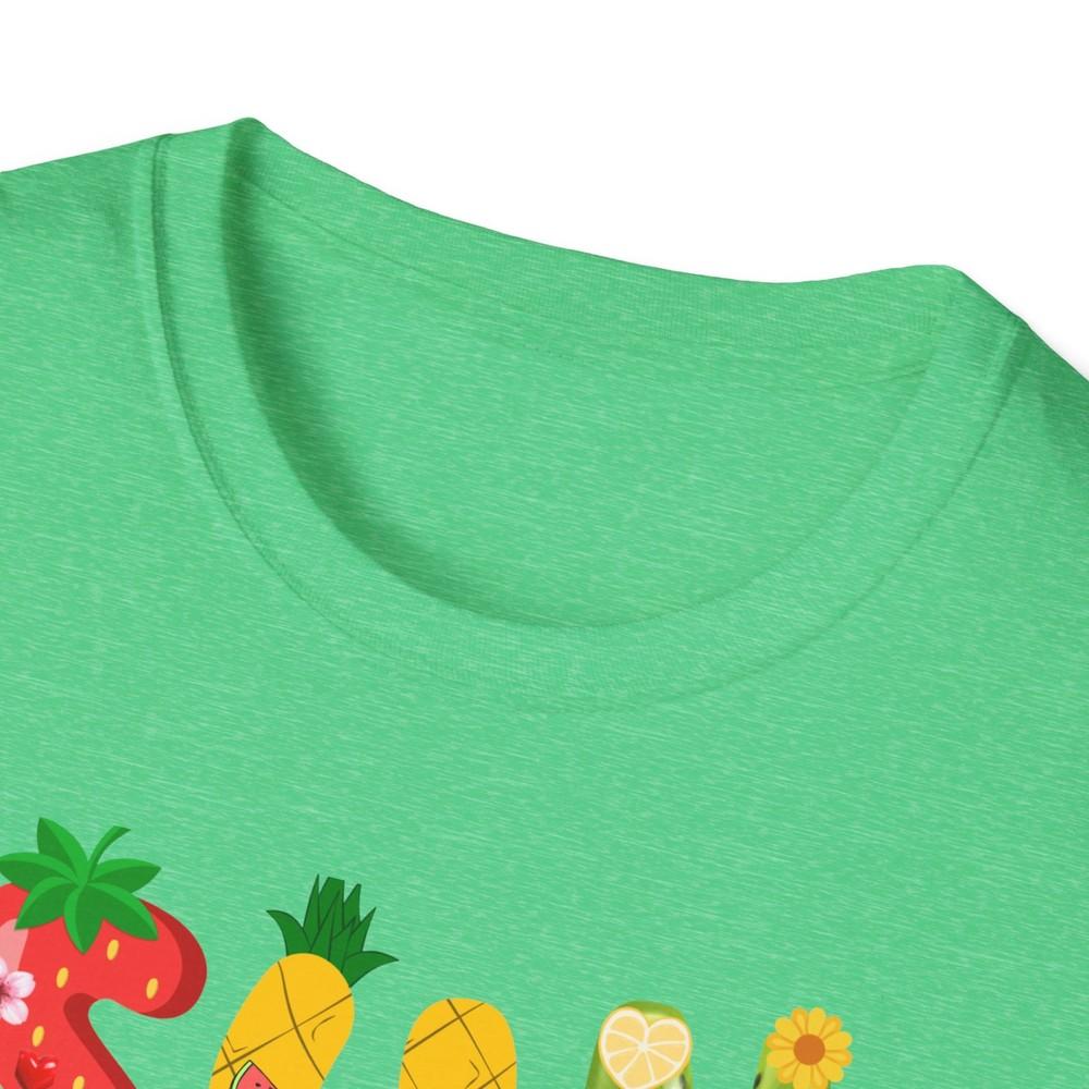 Sunkissed Tropical Fruit Letters Tshirt Summer Vacation Tee