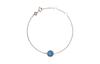 Brass, Enamel Bracelets Unisex Blue 143722