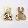 2pcs Alloy Button Covers Heart Shaped Decorative Brooch Cufflink Button Flap For Sewing Shirt Making Party Daily Wear