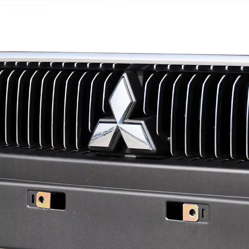 1 szt. Emblemat na przednią maskę samochodu do Mitsubishi Outlander, Tylna klapa, Logo bagażnika, Akcesoria samochodowe, Lancer 9 10, Pajero L200 EX ASX,