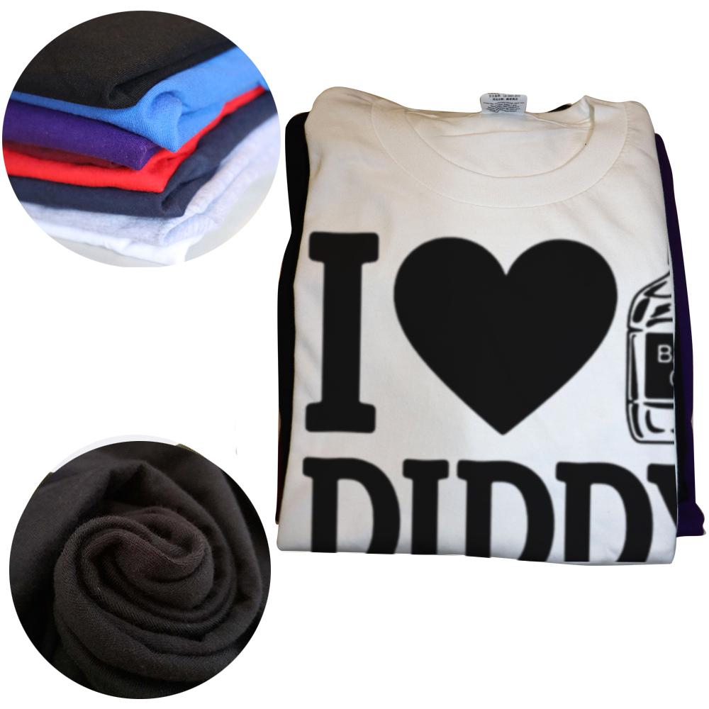 Funny I Love Diddy Parties Graphic T-shirts Men Women's Fashion Casual Tshirt 100% Cotton Loose Oversized T Shirt