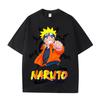 Naruto Anime Peripheral Short Sleeved Tshirt Trendy Teenage Loose Clothing Summer New Style Naruto Printed Cotton Short Sleeve