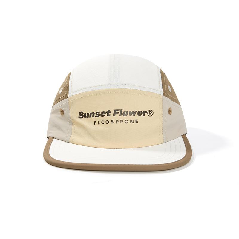Niche functional hat Outdoor flat-brimmed quick-drying hat Sports running cap Anti-splashing sun hat