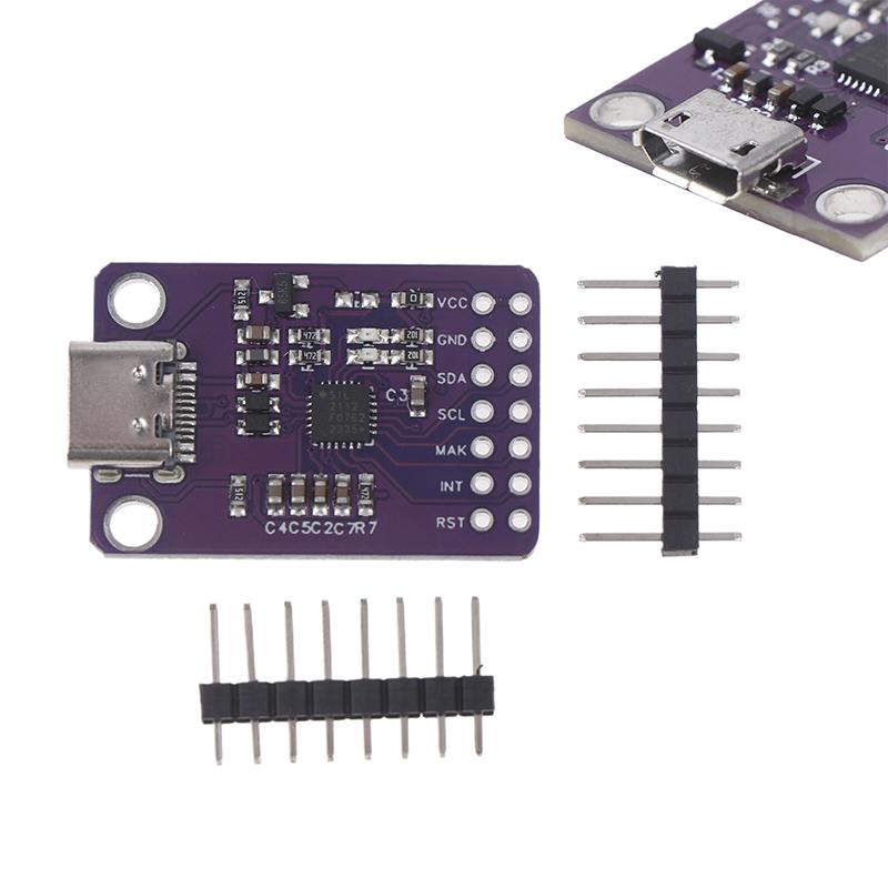 

1 комплект DIY аксесуарів Cp2112 Tpyc-C Micro-Usb Interface Debugging Board Module Usb to I2C Communication Module as the picture