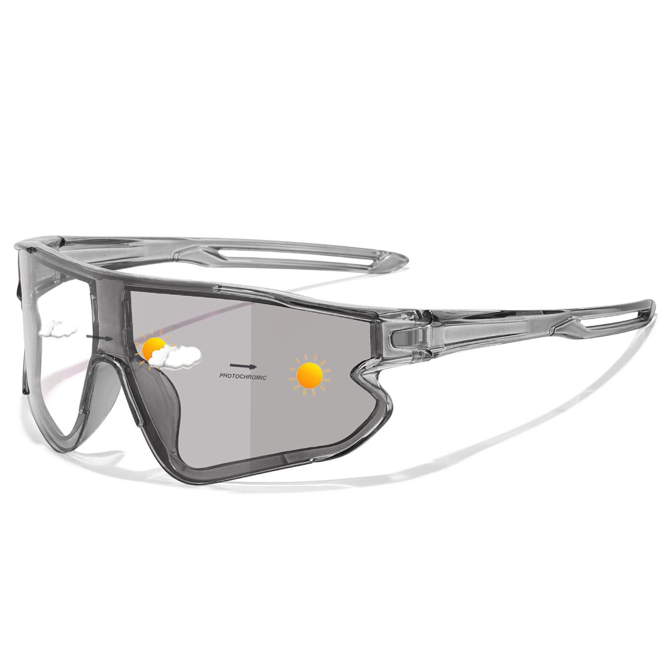 

Men Women Photochromic Cycling Sunglasses for Outdoor Sports MTB Bike Running Motorcycle Windproof Big Lens Eyewear