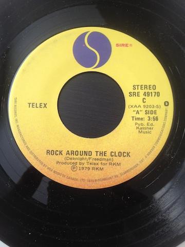 

7inch Record TELEX Rock Around The Clock SRE49170 Sire 1979 Canada Dance Electronica Used