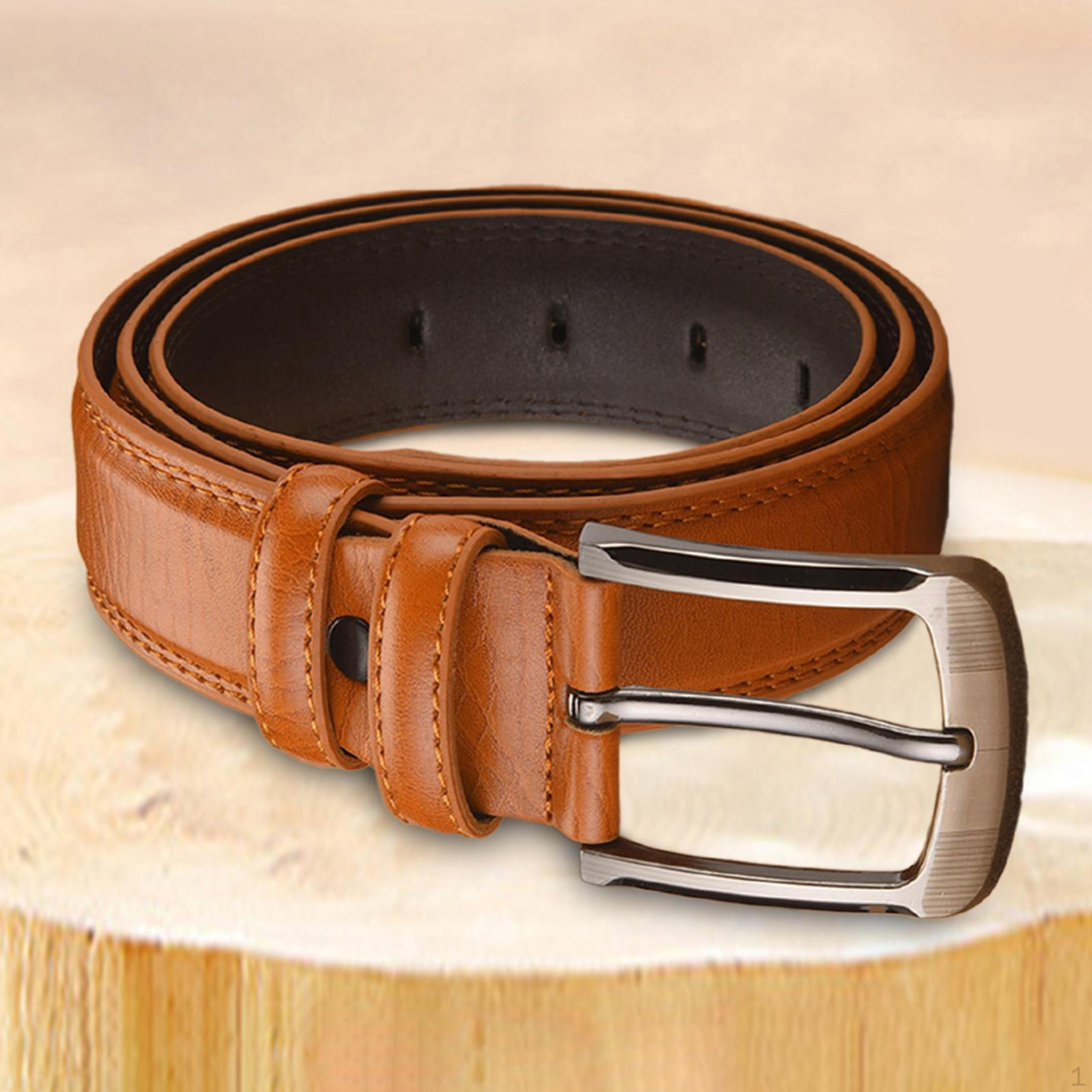 

Мужской ремень длиной 120 см из искусственной кожи для повседневного использования