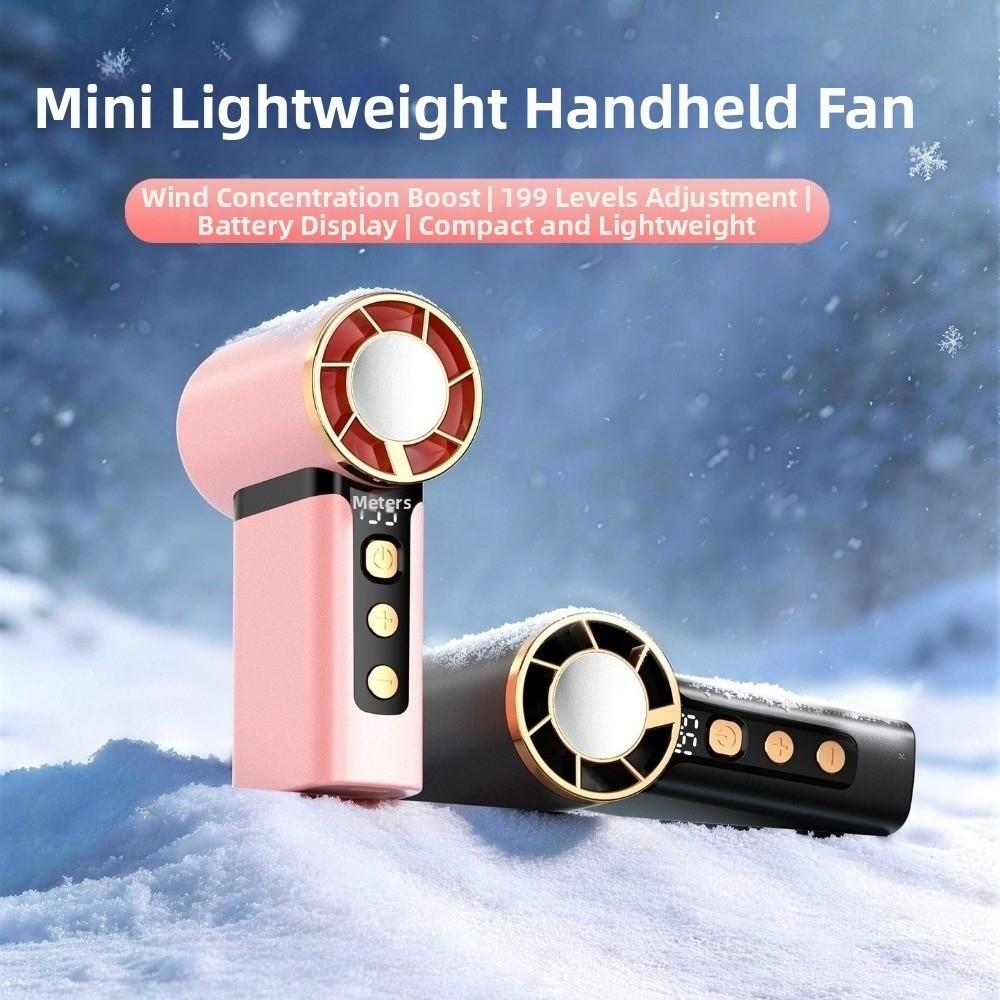 Mini Turbo Fan Handheld Personal Cooling Fan Cooler Supplies Electric Handheld Fan Hiking Gear