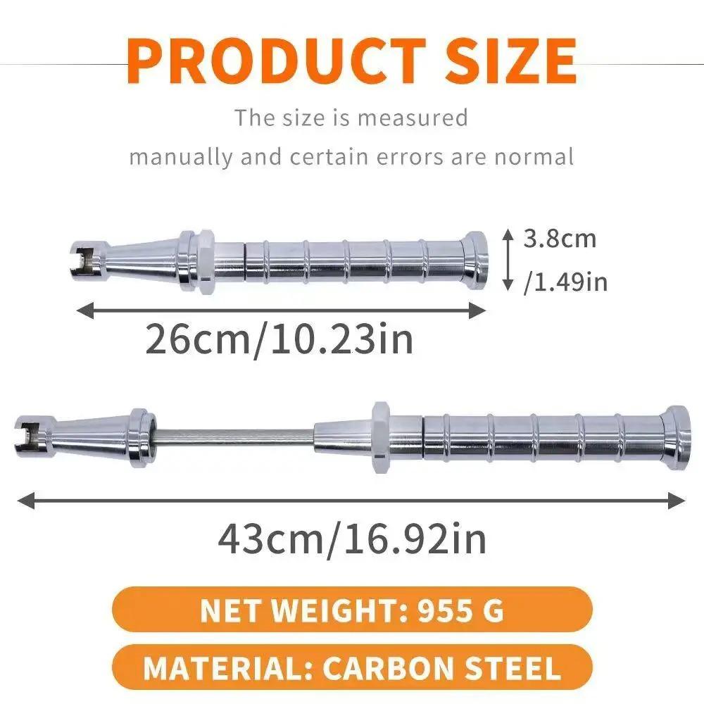 26-42CM Telescopic Small Pull Hammer Car Dent Repair Sliding Hammer Mini Anti-Skating Hail Pull Hammer Tool
