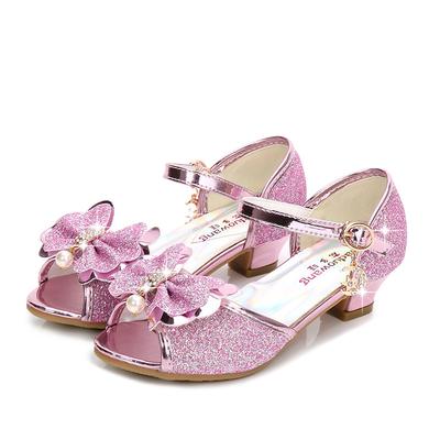 Summer New Korean Princess Crystal Girls' Sandals