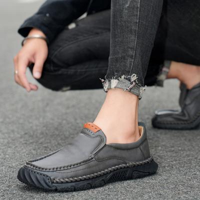 New Mens Loafers 2024 Hot Sale Genuine Leather for Men Business Shoes All-match Mens Slip On Shoes Male Comfortable Driving Shoe
