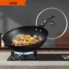 SUPOR 32cm Non-Coated Cast Iron Wok