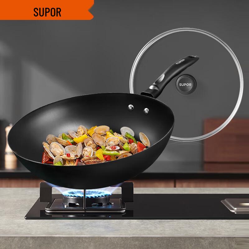 

SUPOR Traditional 30cm Cast Iron Wok