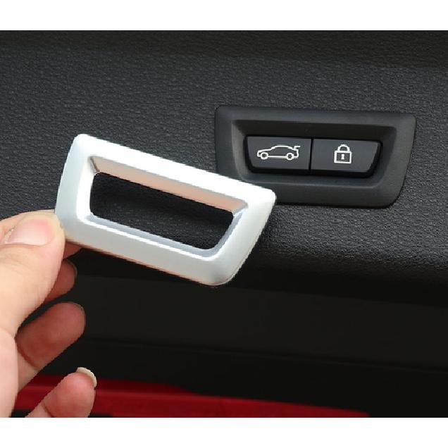 Electric Tailgate Rear Button Trim Fit For BMW 3-Series G20 - Silver ABS