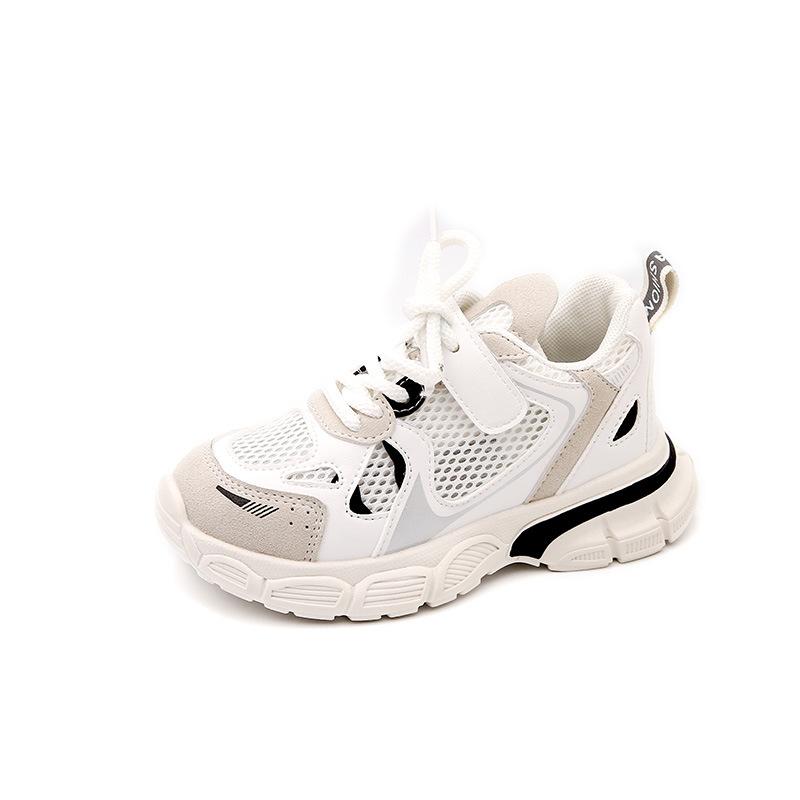 

Children s sports shoes Girls mesh breathable dad shoes 2025 new boys casual net shoes medium and older children s running shoes 29-30 yards 5 pairs in one hand бежевый