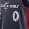 Nike Dri-Fit Letter Number Print Color Block Basketball Jersey City Edition 2023/24 Season Philadelphia 76ers Tyrese Maxey 0 Men Jersey DX8515-421