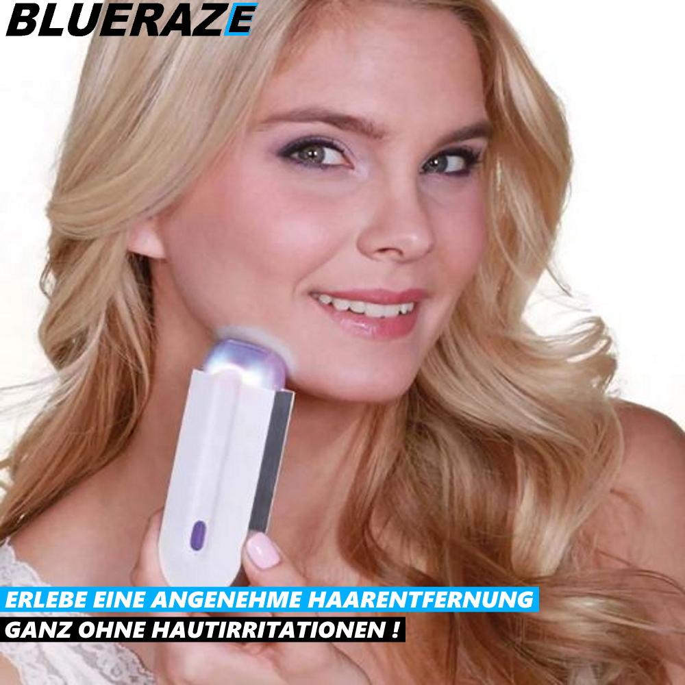 BLUERAZE Epilierer Rasierer Haarentferner Blaulicht Schmerzfrei elektrisch Damen