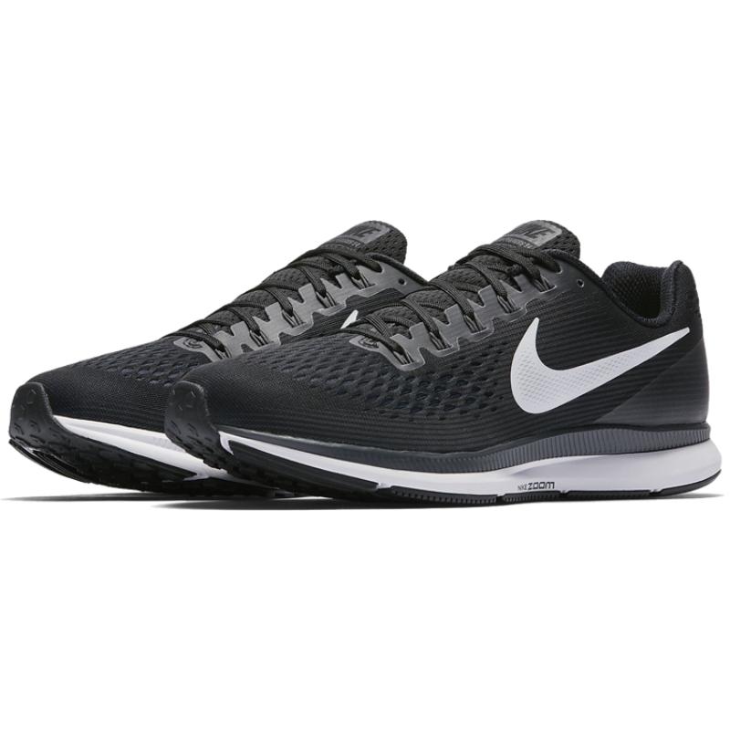 Nike Air Zoom Pegasus 34 Μαύρο Λευκό Σκούρο Γκρι Αθλητικά Παπούτσια 880555-001