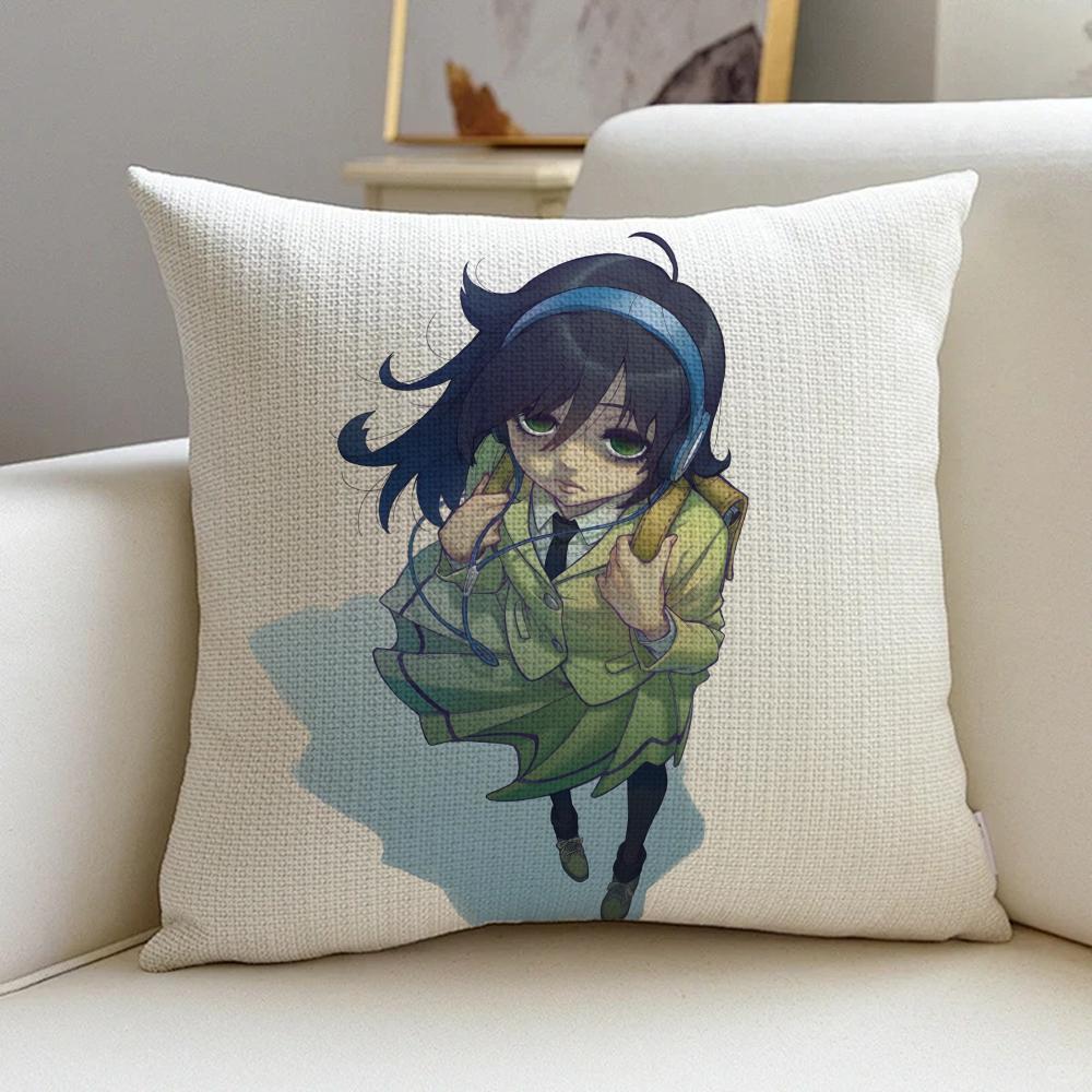 A-Watamote Cushion Cover Natural Linen Pillowcase Set, All-In-One Decor For Sofa, Bedroom & Chair