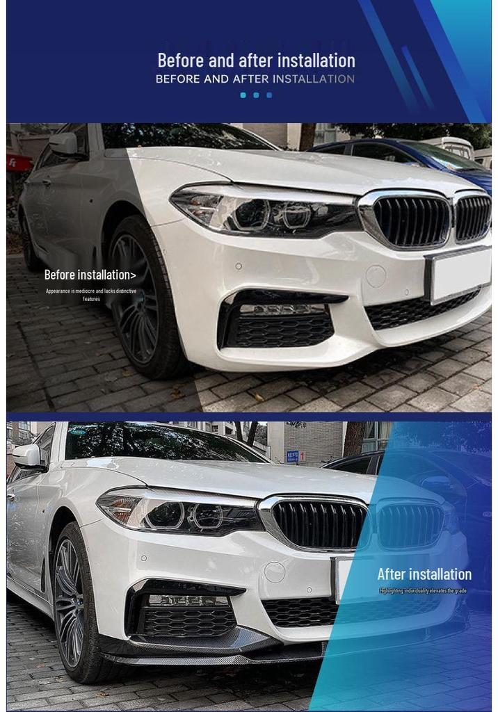 BMW Series Front Lip Splitter Kit - Corner Modification Parts