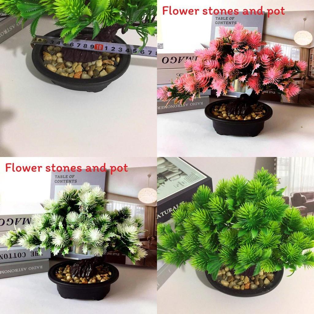 Pinus Hwangshanensis Artificial Bonsai With Plastic Material For Home Decor And Gift Use