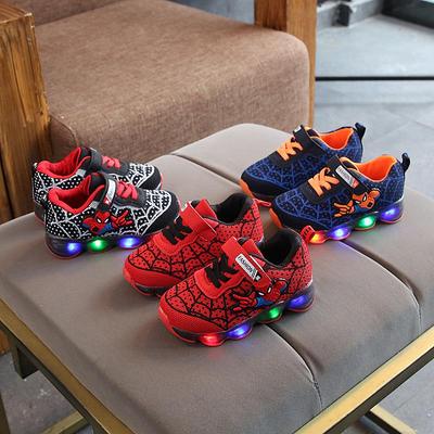 Kids' Sports Mesh LED Shoes - Boys & Girls, Ages 1-9, 2023 Spring/Autumn Korean Style
