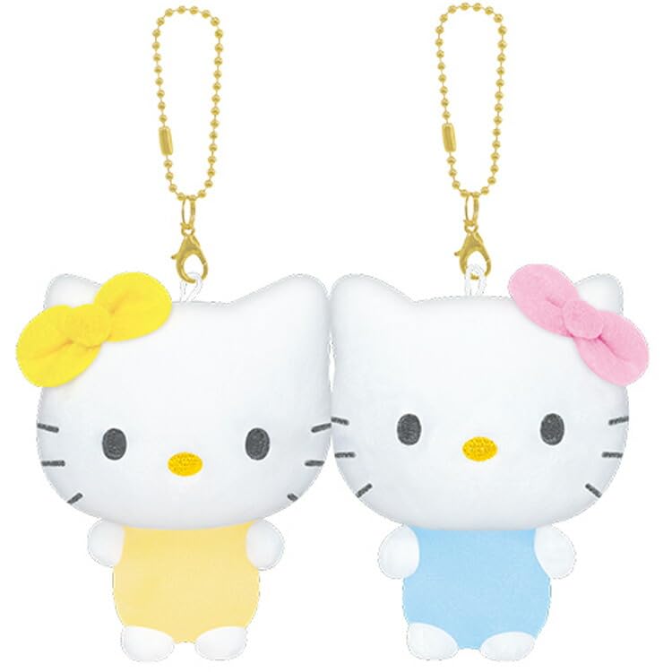 Crux Hello Kitty Nico Plush Keychain Hello Kitty Mimmy 331711 Characters &