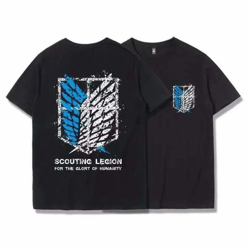 Shingeki No Kyojin 2026 Anime Printed T-Shirt, New Japanese Collection, Fashionable Breathable Men's and Women's T-Shirt, Men