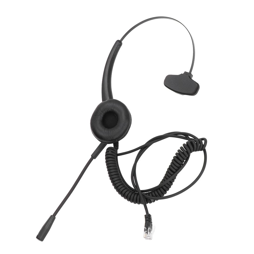 Traffic Headset Noise Reduction Ergonomic Adjustable Ultra Clear Call Plug and Play RJ9 Headset