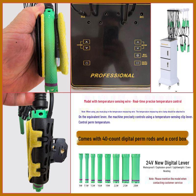Smart Ceramic Perming Machine with Digital Constant Temperature for Professional Hairdressing