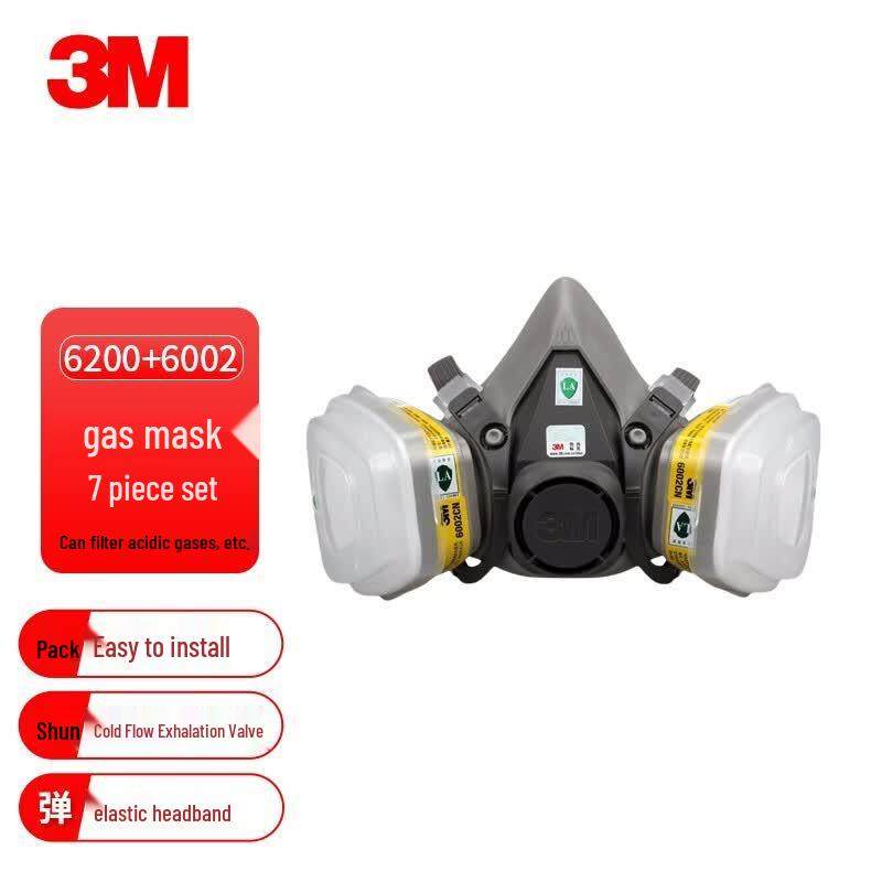 3M 6200 Half-Face Respirator Kit Medium