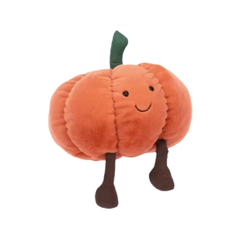 JELLYCAT Fun Food Series Pumpkin Cute Doll Plush Doll 19cm Height