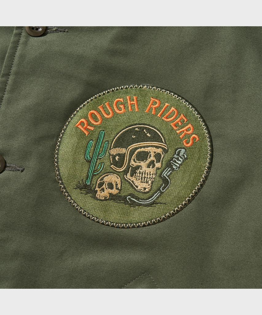 Vdr Heavy Moleskin Bomber Jacket [Olive Brunch]