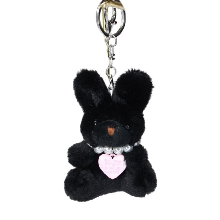 Trendy Heart Phone Chain Keyring Y2K Fashion Key Chain Jewelry Versatile Keyring розовый