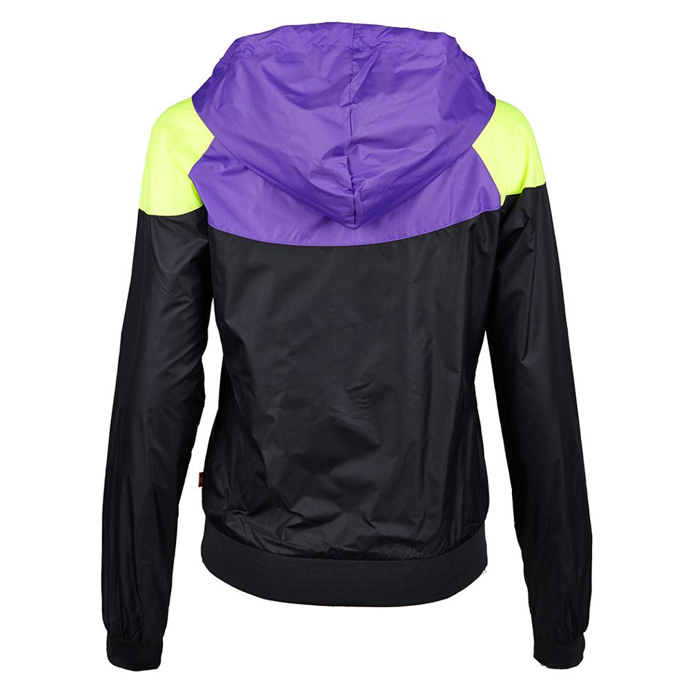 Nike Windrunner Lifestyle Series Fashion Logo Versatile Hooded Jacket Women jackets Black 545909-016