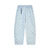 X The Powerpuff Girls All Over Heart Print Loose Fit Wide Leg Casual Pants Women Bottoms 63852168