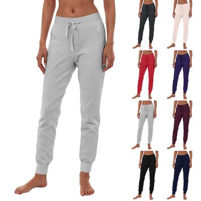 Women's Casual Jogging Pants With Drawstring Pockets Soft Trousers Sport Pants