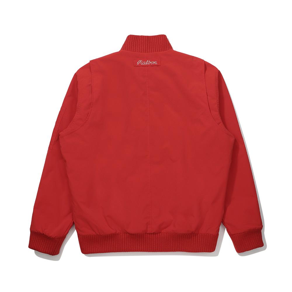Malbon Golf M Button Padded Jacket Red (Man)