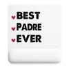 Mousepad - PLANETEE - Best Padre Ever - 22x18 Cm - Smooth Non-slip Surface - 3 Mm Thickness