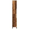 Bathroom Cabinet with Vintage Wood Effect 30 x 30 x 190 cm Engineered Wood