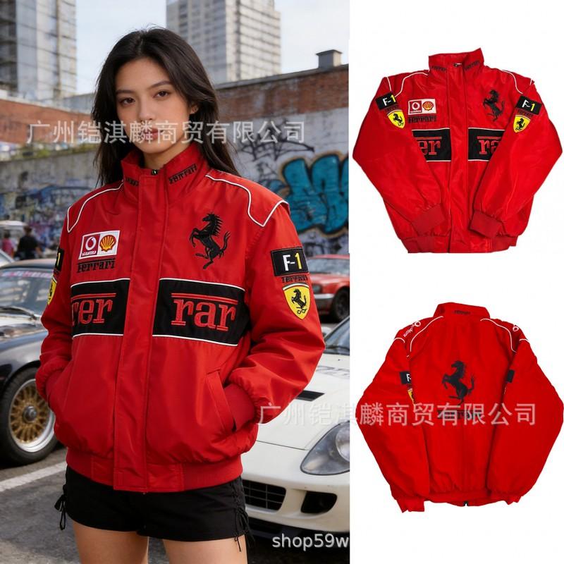 Gruba Bawełniana Haftowana Kurtka Motocyklowa Unisex Ciepła Odzież Wierzchnia Sporty Rowerowe