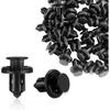 ZIMISI Front Bumper Push-Type Retainer Clips, Nylon Fenders Liner Clamp Replacement, 10mm Automotive Push Pin Screws for Honda CR-V Accord Civic