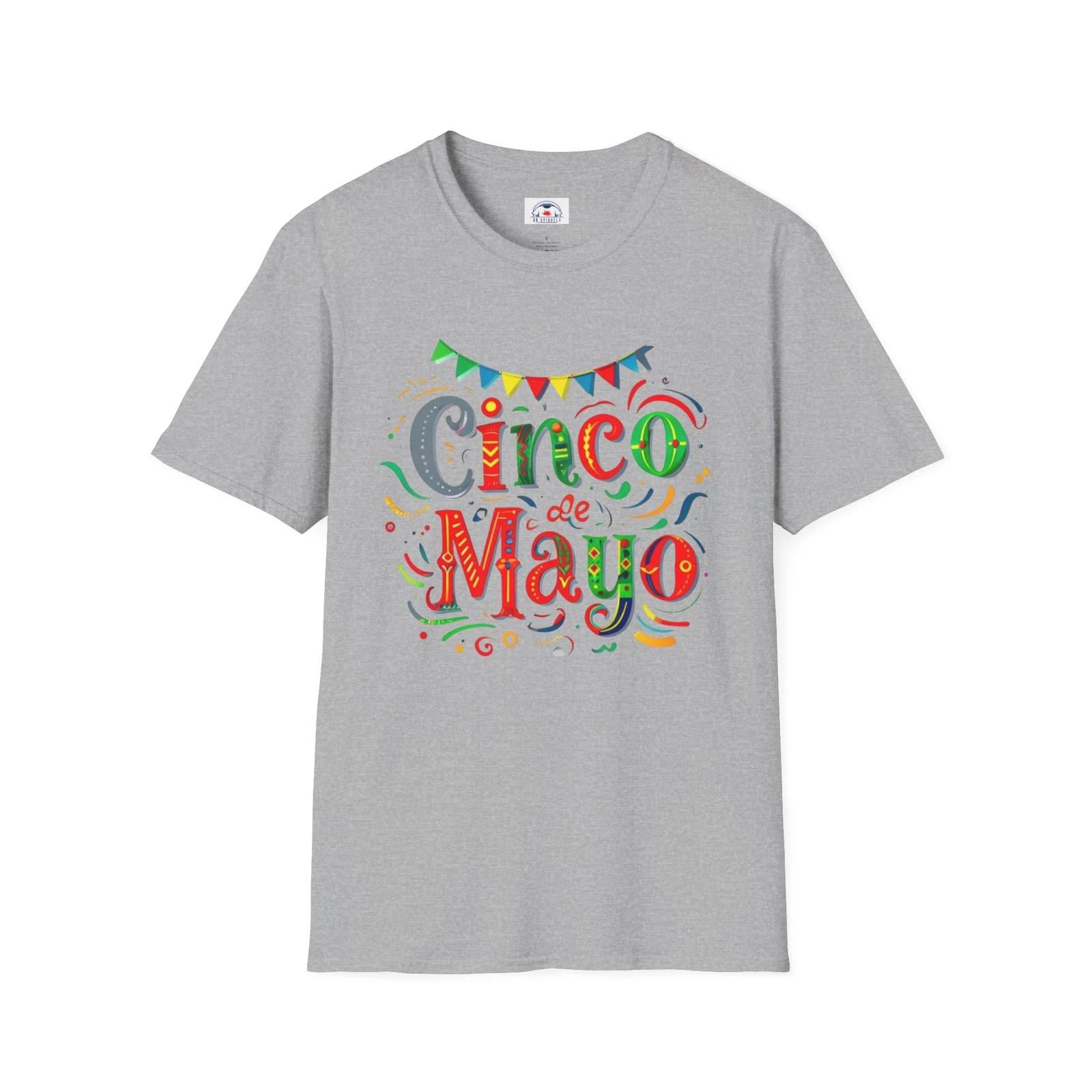 Cinco de Mayo Celebration T-Shirt Unisex Party Softstyle Shirt Festive May 5th 2XL
