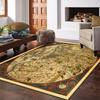 World Map Living Room Rug Soft and Non Slip Large Carpet Office Study Retro Art Decoration Mat Very Fashionable and Beautiful