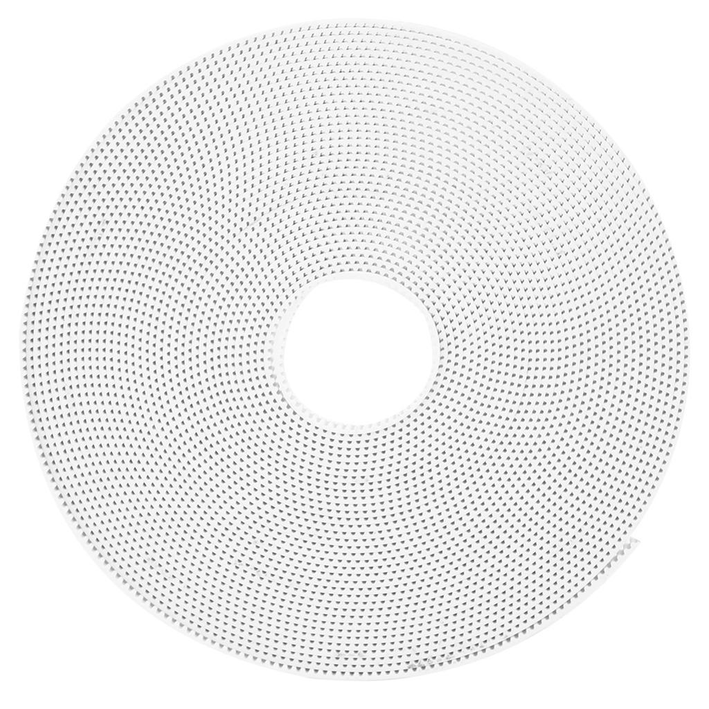 Synchronous Belt White NonSlip Timing Cogged Toothed Strip with Steel Core 2GT6mm(10 Meters )